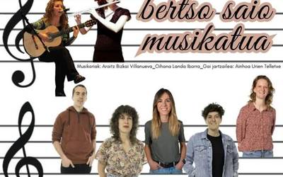Bertso saio musikatua zapatu arratsalderako