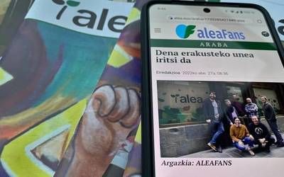 X utzi eta AleaFans abiatu du Arabako ALEA Komunikazio Taldeak