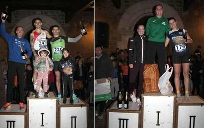 Gwendal Larque eta Saioa San Miguel gailendu dira Doneztebeko 17. San Silvestre lasterketan