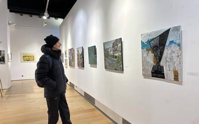 Domekara arte daude ikusgai Aroztegin Beart-eko kideen margoak