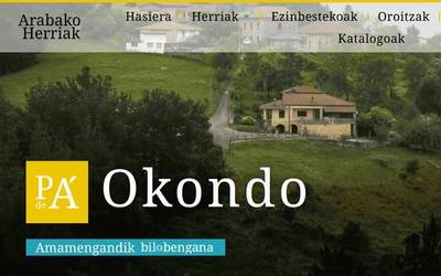 Okondo ere sartu dute 'Arabako Herriak' turismoa sustatzeko webgunean
