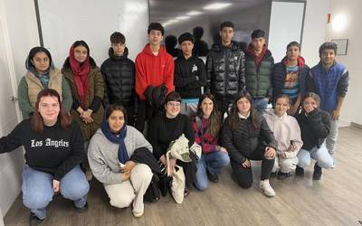 Kazetaritzaz gehiago jakin nahian, Goienan izan dira Oñati Institutuko ikasleak