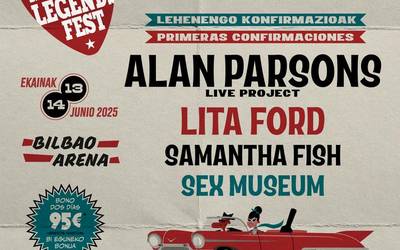 BBK Bilbao Musci Legends Fest Jaialdiaren lehen baieztapenak iragarri dituzte
