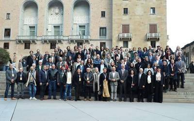Ignaziotar Bideko Udalerrien Elkartea sortu dute Montserrateko monasterioan ekitaldia eginda