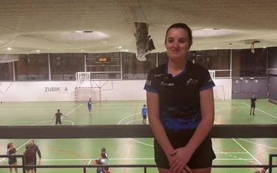 Amaia Ugarte: fisioa eta eskubaloi jokalaria