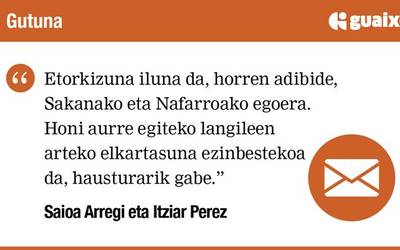 Sunsundegui, elkartasuna ezbaian?
