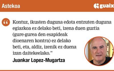 Zapalgailua ortzadarraren atzean