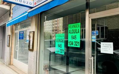 Gasteizek 1.037 merkataritza lokal ditu salgai edo alokairuan