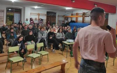 'Erreka Zoko Hortan' lana pantailaratu du Ekaitz Bertizek Arantzan