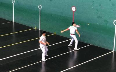 Arkupe elkartearen II. eskuz binakako pilota txapelketako hirugarren jardunaldia jokatu dute igandean