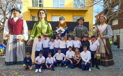 Dantzan pasa dute asteburua 'Rita' eta 'Demetrio' erraldoiek Castellbilbasen