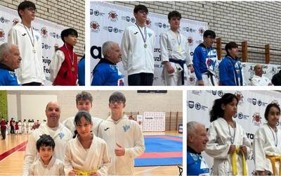 Eskolarteko karate txapelketan hainbat domina eskuratu dituzte UDAkoek