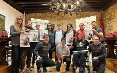 Zarautzen hasiko da Gipuzkoako Pilota Egokituko Txapelketa
