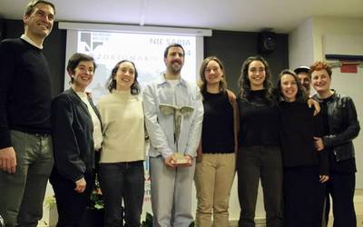 Martxel Rodriguez dantzari lesakarrak NIE 2024 Saria irabazi du