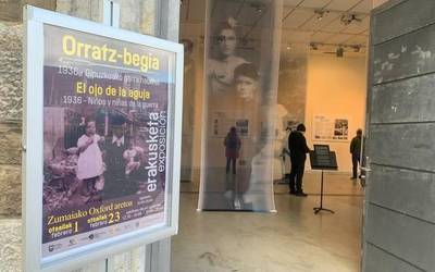 Zabalik da jada gerrako umeen bizipenak biltzen dituen 'Orratz begia' erakusketa