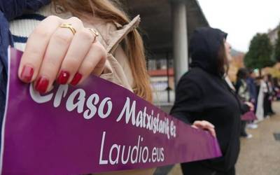 Eraso matxista bat ikertzen ari da Ertzaintza Laudion