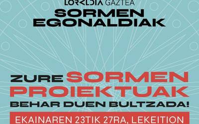 Loraldiak gazteei zuzendutako sormen-egonaldirako deialdia aurkeztu du