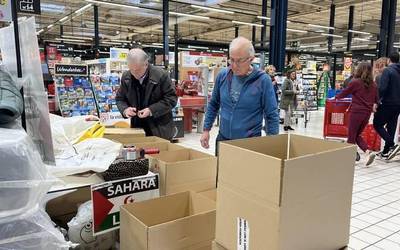 Material eta elikagai bilketa egin dute Tindufeko kanpalekuetan bizi diren errefuxiatuei laguntzeko