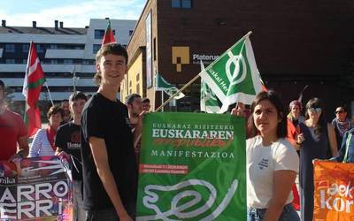 Julen Bernaldo (EHE): “Euskarari plaza eman nahi diogu, aukerak eman nahi ditugu”