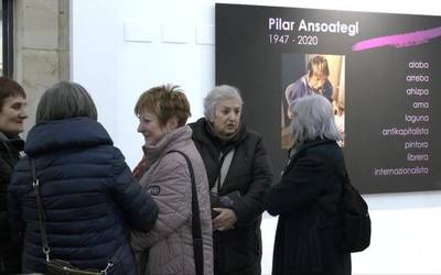Pilar Ansoategiren akuarelak ikusgai daude Kulturaten