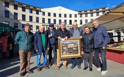 Manu Egurenek irabazi du Cosecha del 48 elkarteak zozkatutako koadroa