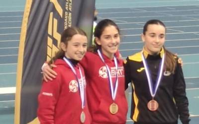 Xare Elortzak brontzezko domina lortu du Gipuzkoako Atletismo Txapelketan