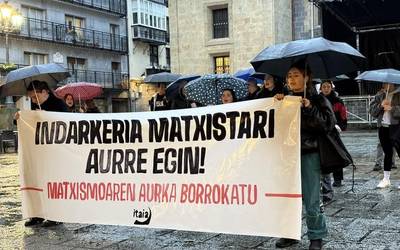"Indarkeria matxista orori" aurrre egiteko aldarria egin du Itailak Arrasaten