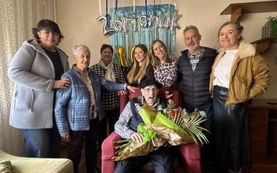 Lucio Garai Laspiurrek 100 urte bete ditu