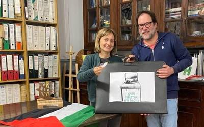 Palestinako umeentzako elkartasun mezuak