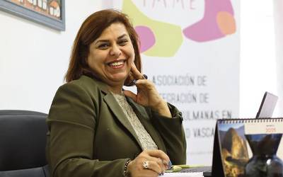 Djamila Zereiby: "Emakunderen saria aitortza da egindako lanari, orain arte ikusezina zelako"