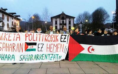 Sahararen aldeko elkarretaratzea larunbatean Elizondon
