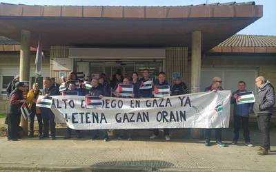 Palestinaren aldeko manifestazioan parte hartzera deitu dute