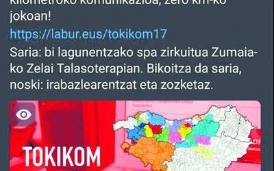 Asteko babeslea Tokikom zero kilometroko komunikazioa, zero km-ko jokoan!