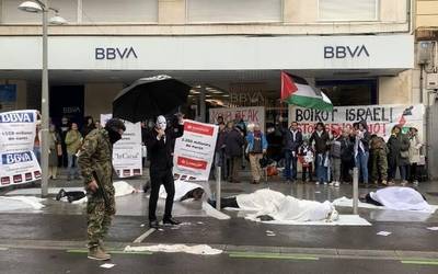 Palestinaren aldeko elkarretaratzea eguenean Durangon