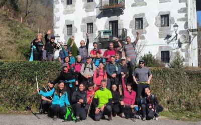 37 lagun elkartu dira Berako Agerra Mendi Taldeak Goizuetara antolatutako irteeran