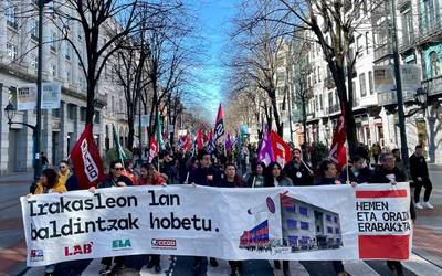 EAEko hezkuntza publikoko irakasleen 3. grebak %75eko jarraipena izan du