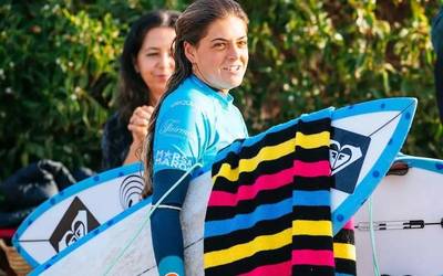 Janire eta Annette Gonzalez Etxabarri bigarren eta hirugarren izan dira Marokon jokatutako surf txapelketan