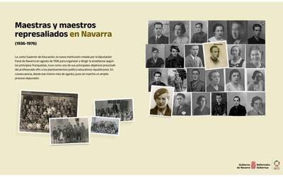 Nafarroako irakasleen errepresioari buruzko hezkuntza-webgunea aurkeztu du Memoria Institutuak
