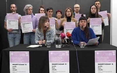 Zaintzaren antolamendu soziala eraldatzeko kalera ateratzera deitu dute sindikatuek