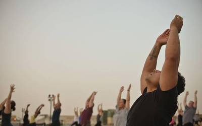 Yoga familian egiteko saioak egingo dituzte Lemoizen