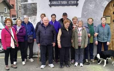Goizueta 65+ taldekoek Ibilaldi Osasuntsua eginen dute ostiralean