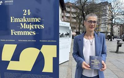'24 emakume' erakusketa Seber Altube plazara iritsi da