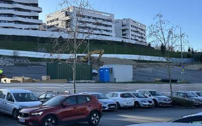 Jose Miguel Barandiaran institutu berriko lanak hasi dituzte Leioan