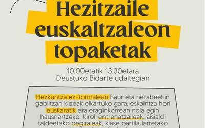 Haur eta gazteen aisialdian euskaraz eragiteko topaketak antolatu ditu GUKAk