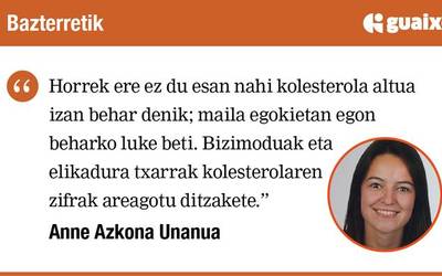 Kolesterola odol analisietan