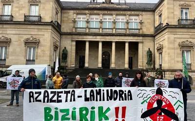 Laminoriako parke eolikoa gelditu du Eusko Jaurlaritzak