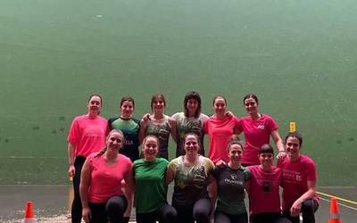Herri Kirol eta Krossfit erakustaldia eskaini zuten Ultzamaldeko hainbat emakumek
