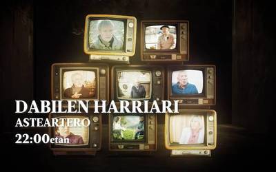 'Dabilen harriari...' saio berria, bihartik Guka Telebistan