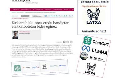 Euskarazko ChatGPT moduko txatbotik? Lagundu sprintean