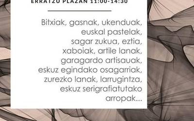 Martxoaren 30ean artisau azoka Erratzun